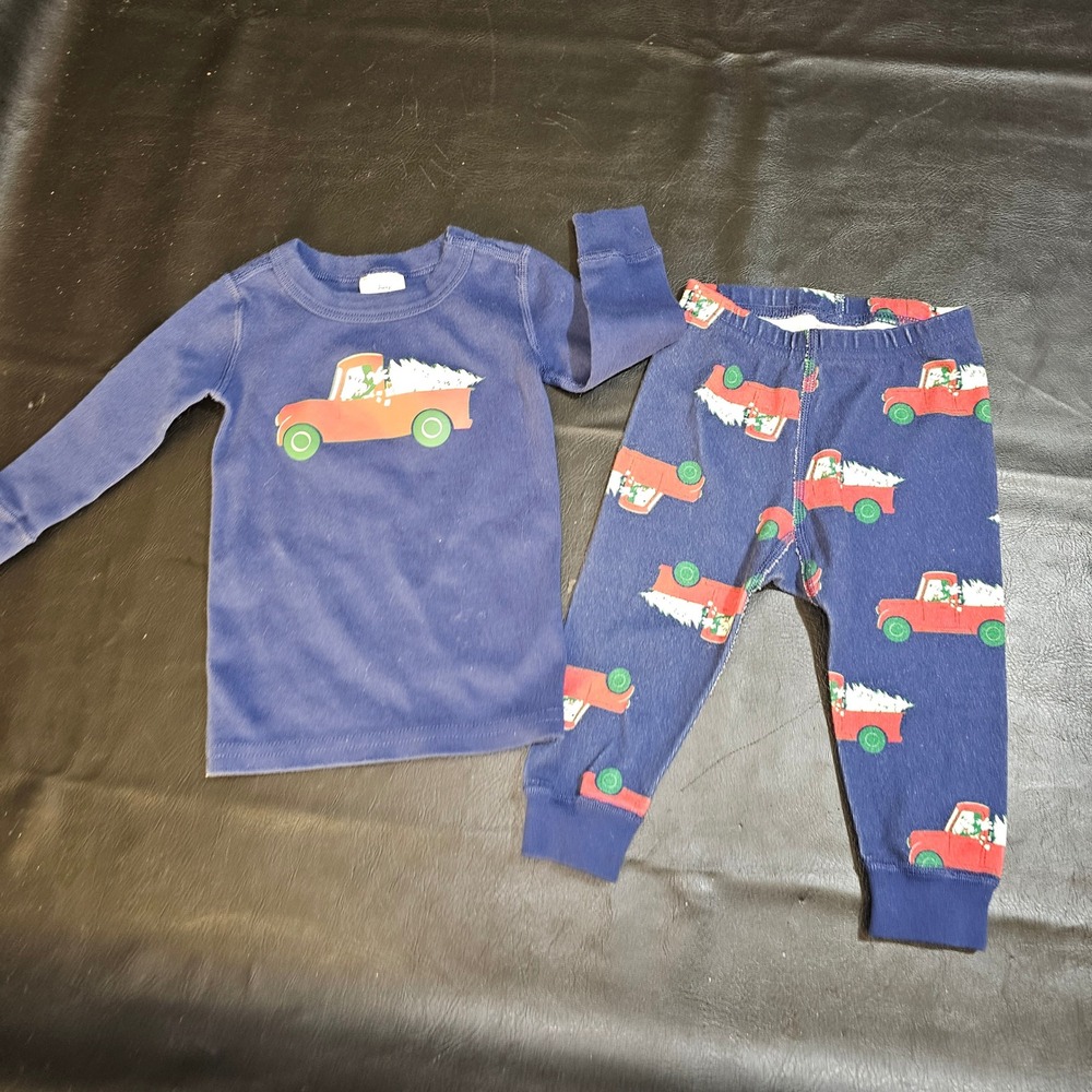 Hanna Andersson‎ Disney Boys Mickey Mouse Christmas Pajamas 75 12-18 Months